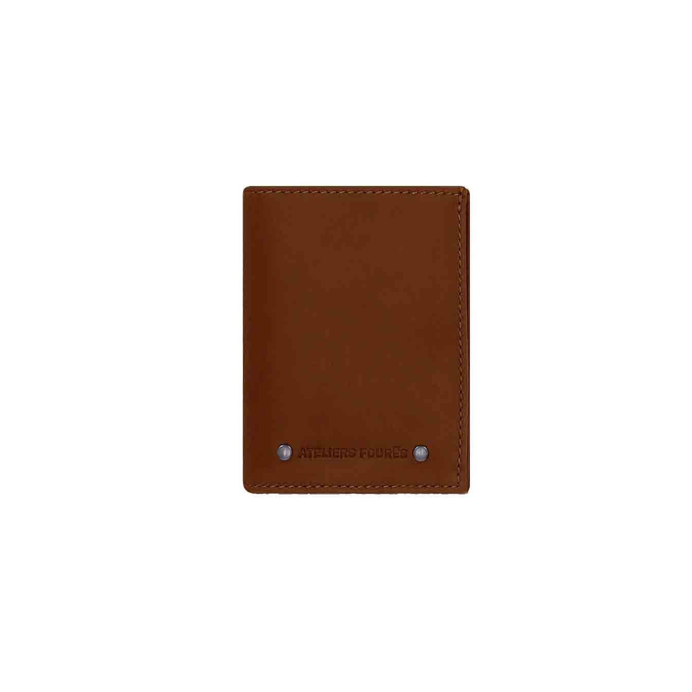 Ateliers Fourès Rhodes Wallet in Tan Leather