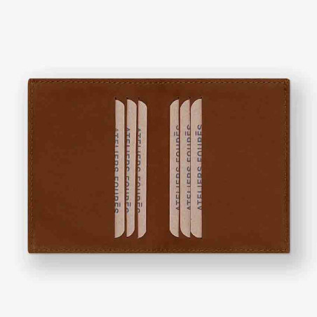 Ateliers Fourès Rhodes Wallet in Tan Leather