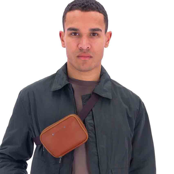 Ateliers Fourès Baroudeur Waist Pouch Icare F9321 Fawn