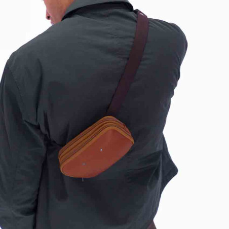 Ateliers Fourès Baroudeur Waist Pouch Icare F9321 Fawn
