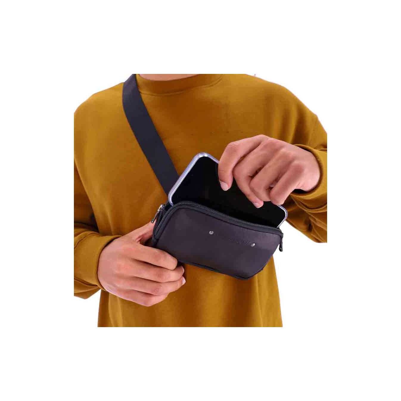 Ateliers Fourès Baroudeur Travel Pouch Icare Maxi F9322 Black