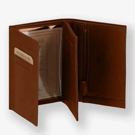 Ateliers Fourès Achille Wallet in Tawny Leather