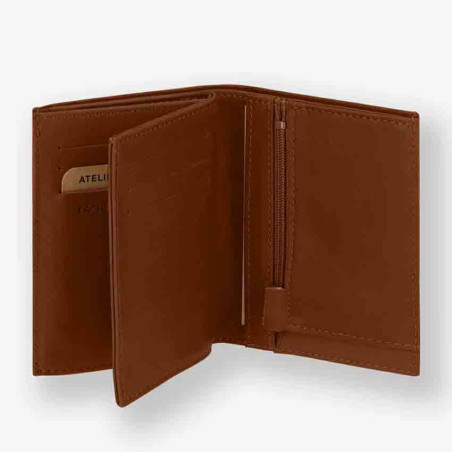 Ateliers Fourès Achille Wallet in Tawny Leather