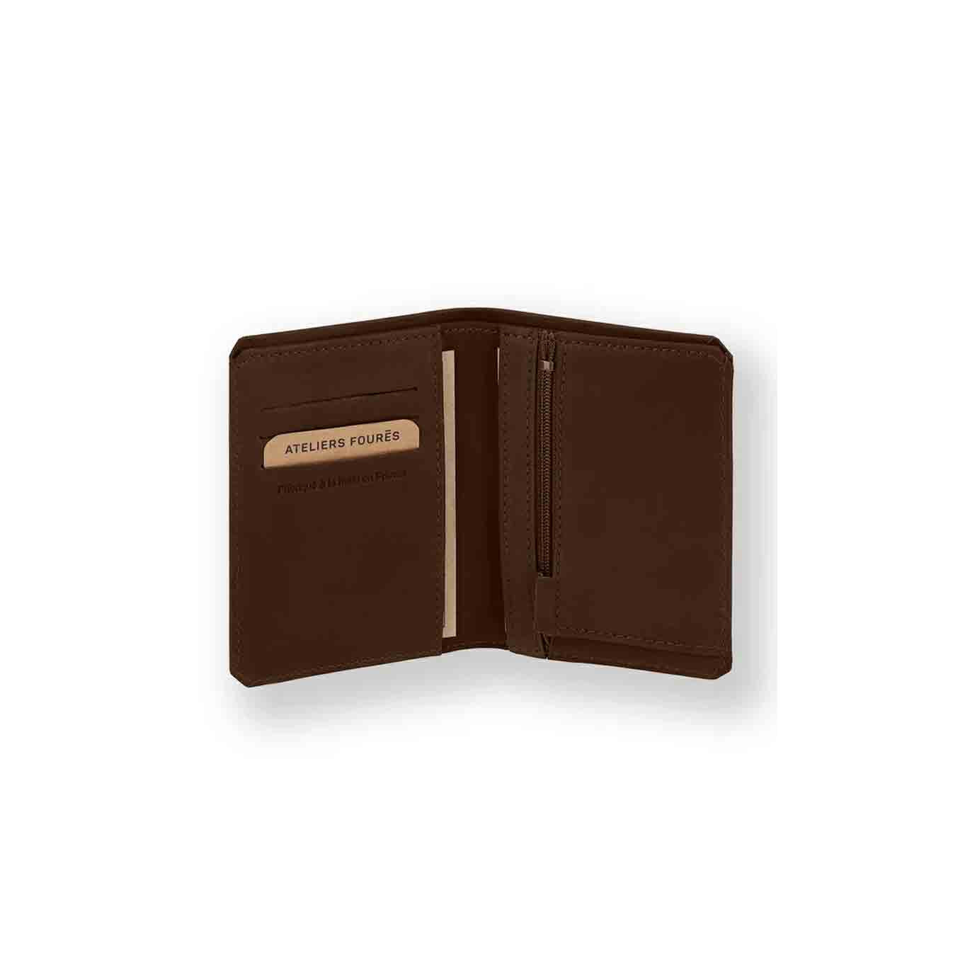 Ateliers Fourès Baroudeur Wallet F958 Cognac