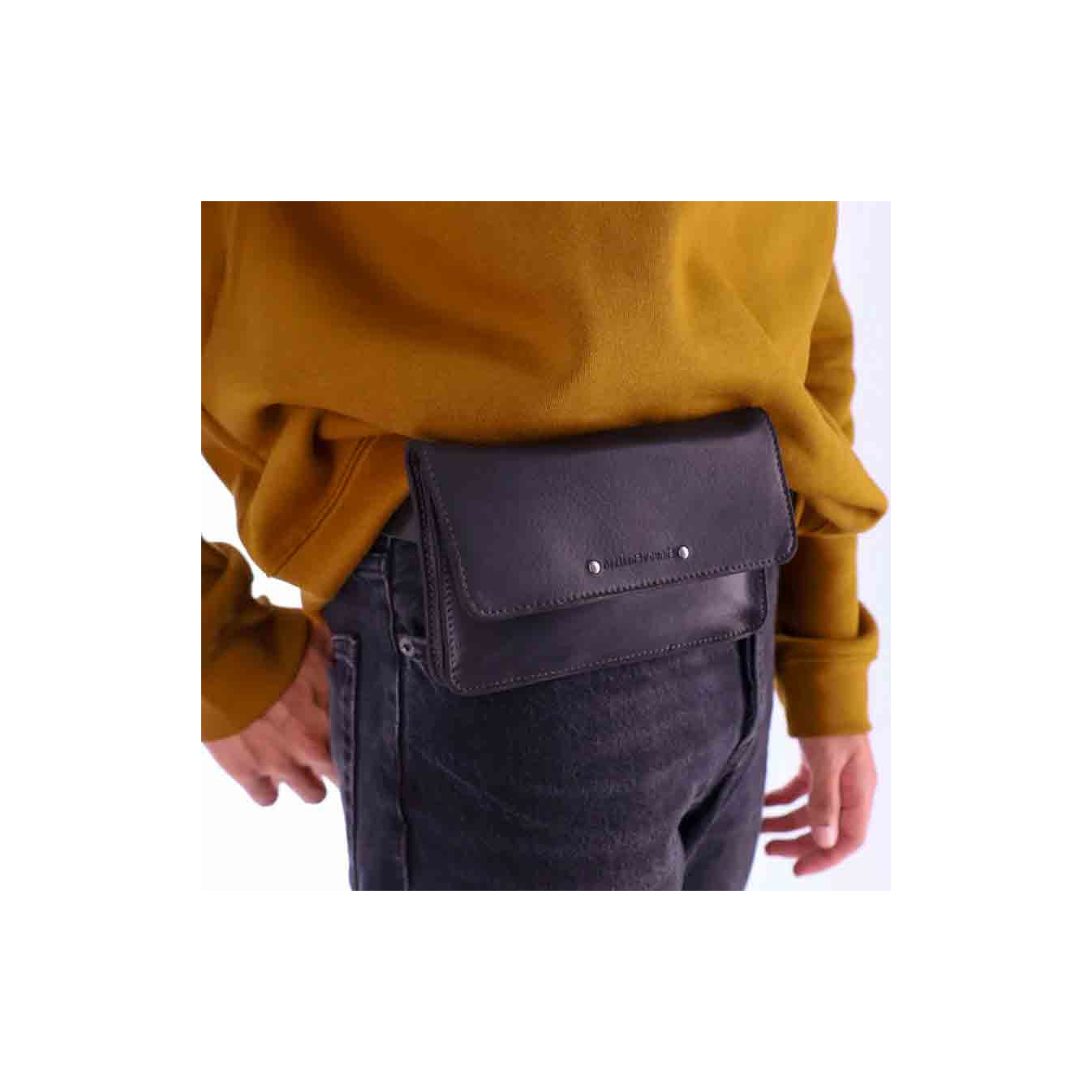 Ateliers Fourès Baroudeur Belt Pouch Minos Max F999 Black