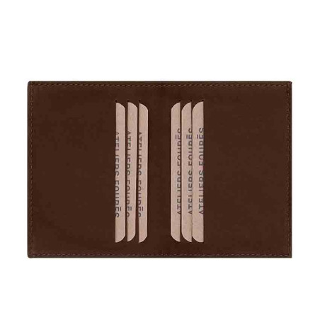 Ateliers Fourès Rhodes Leather Wallet F925 Cognac