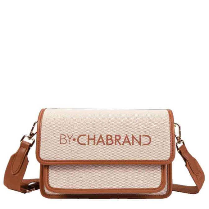 Chabrand Woven Effect Handbag 11444 By-Chabrand Camel