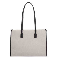 Chabrand Tote Shopping Bag Wicker Effect 11449 Black