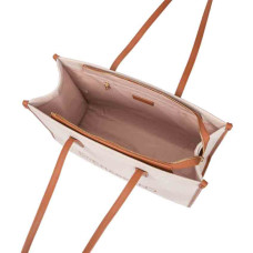 Chabrand Shopping Tote Bag Wicker Effect 11449 Camel
