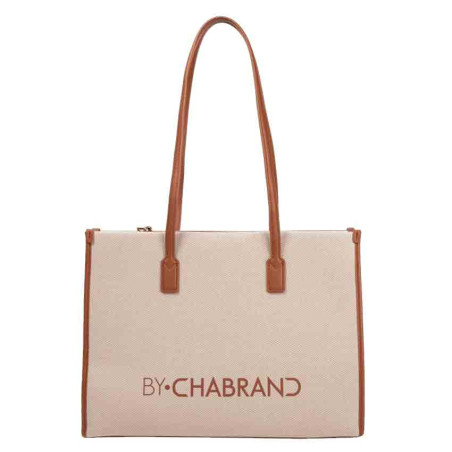 Chabrand Sac Cabas Shopping Effet Osier 11449 Camel