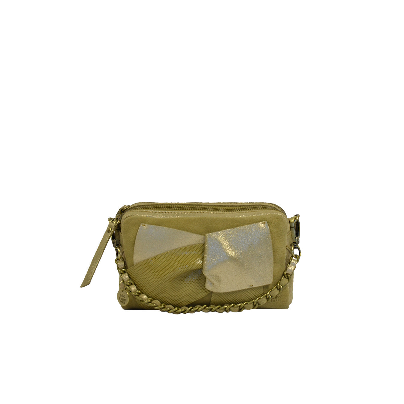 Mila Louise Mama XS KNOT Small Trotter Bag Gold