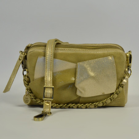 Mila Louise Mama XS KNOT Small Trotter Bag Gold