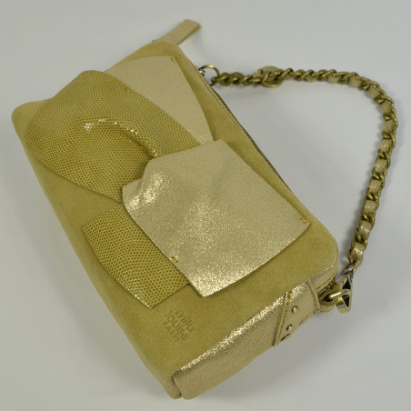 Mila Louise Mama XS KNOT Small Trotter Bag Gold