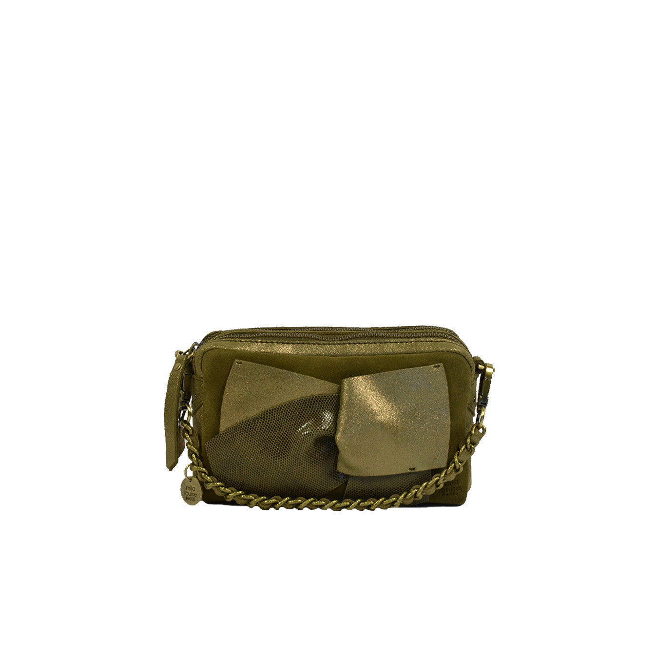 Mila Louise Mama XS KNOT Small Trotter Bag Khaki