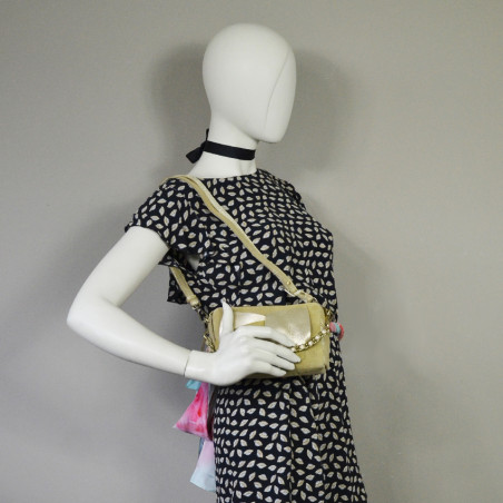 Mila Louise Mama XS KNOT Small Trotter Bag Gold
