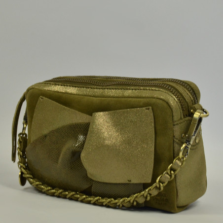 Mila Louise Mama XS KNOT Small Trotter Bag Khaki
