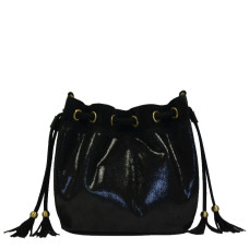 Mila Louise Luna BA Bucket Bag Black