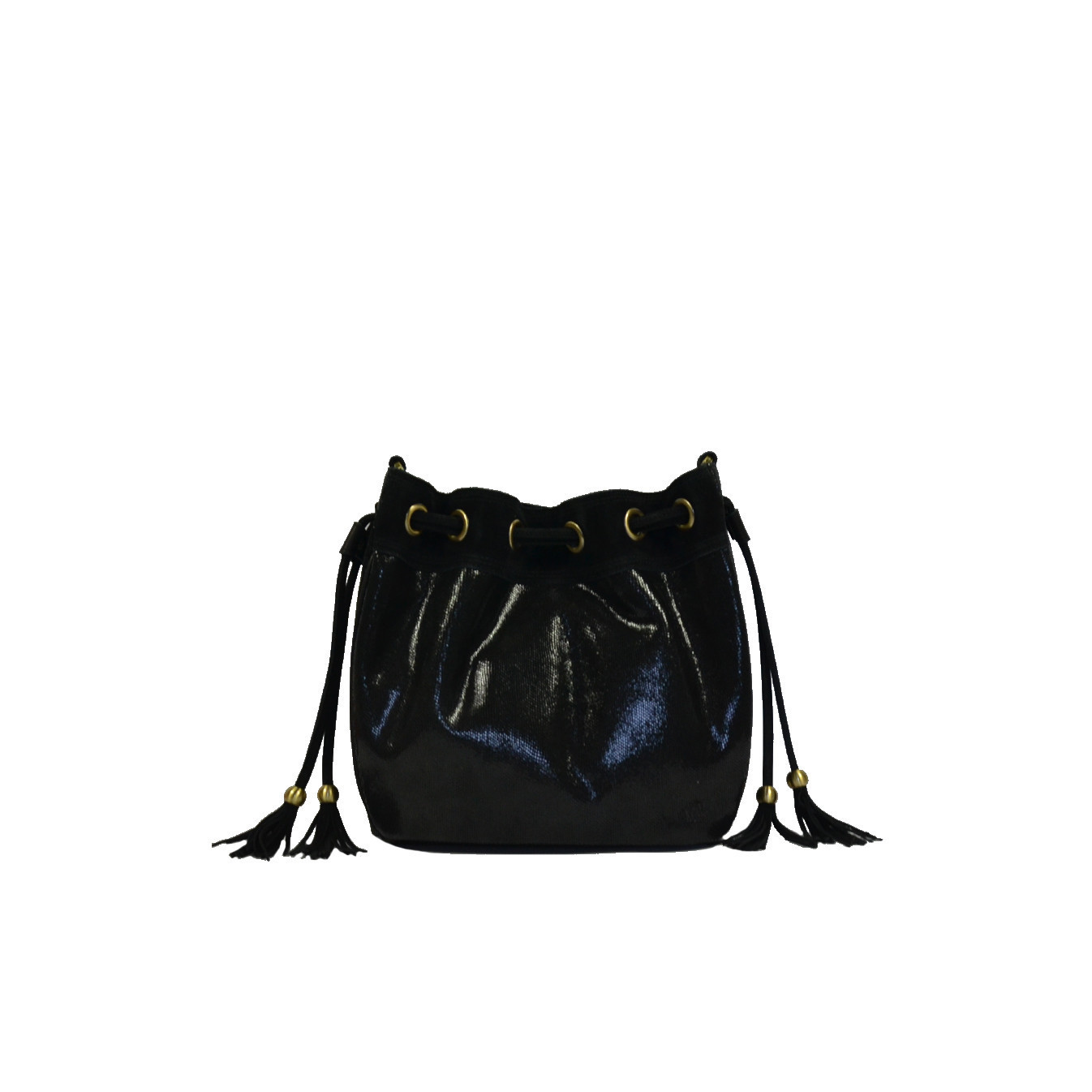 Mila Louise Luna BA Bucket Bag Black