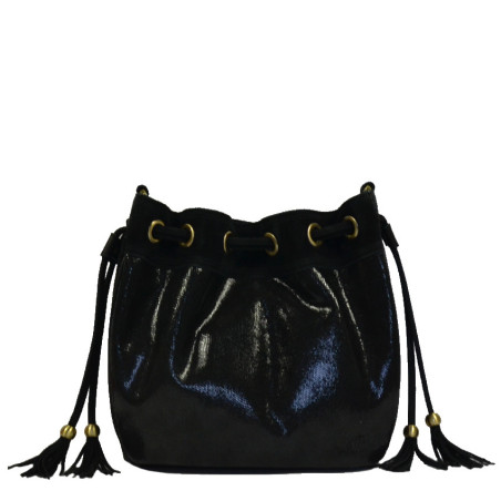Mila Louise Luna BA Bucket Bag Black