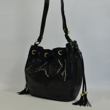Mila Louise Luna BA Bucket Bag Black