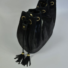 Mila Louise Luna BA Bucket Bag Black