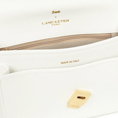Lancaster Zoé x Lancaster Trotteur Bag Antoinette 480-011 White