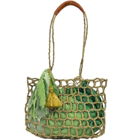Virginie Darling Seaside Square Basket Lime