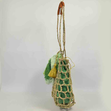 Virginie Darling Seaside Square Basket Lime