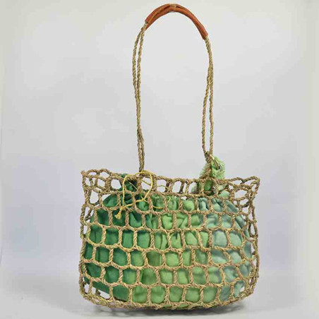 Virginie Darling Seaside Square Basket Lime