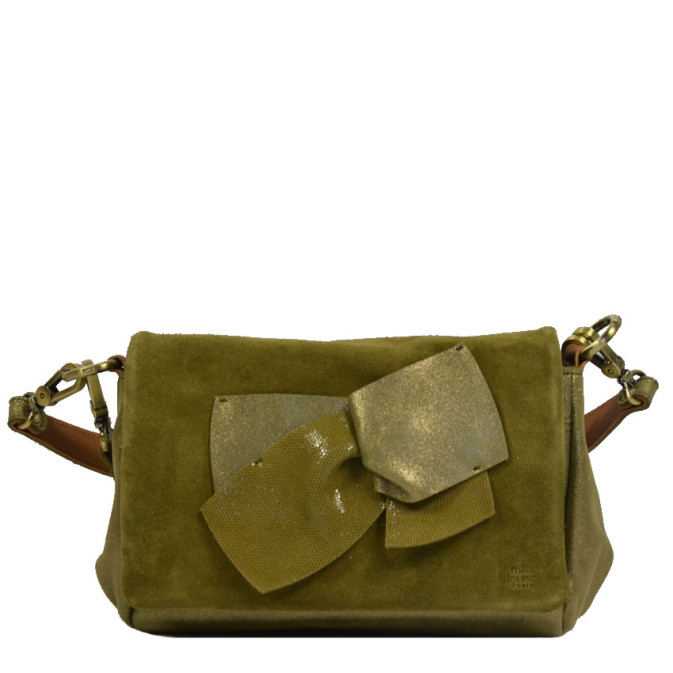 Mila Louise Sana Knot Shoulder Bag Khaki