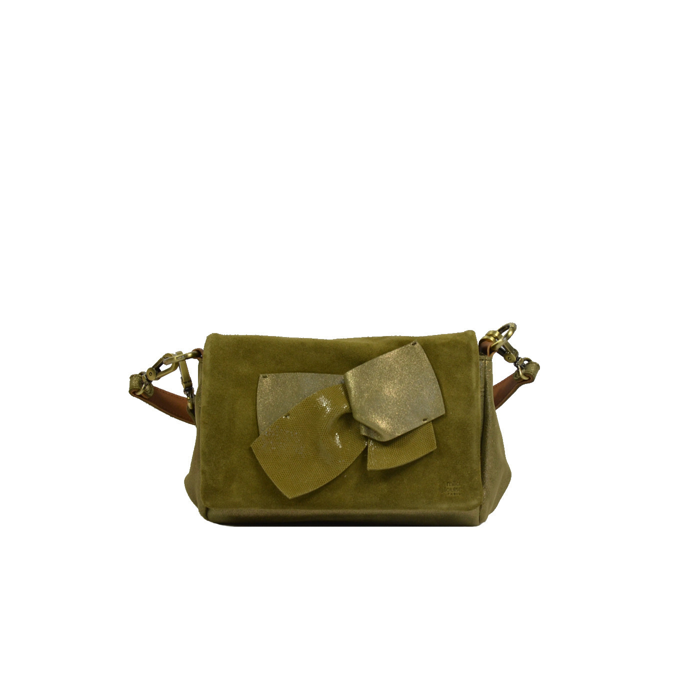 Mila Louise Sana Knot Shoulder Bag Khaki