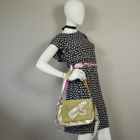 Mila Louise Sana Knot Shoulder Bag Gold
