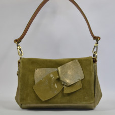 Mila Louise Sana Knot Shoulder Bag Khaki