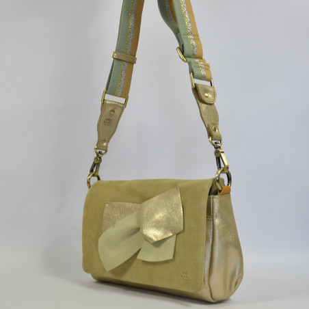 Mila Louise Sana Knot Shoulder Bag Gold