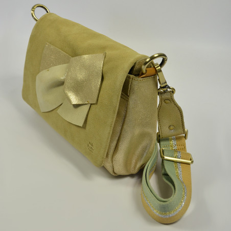 Mila Louise Sana Knot Shoulder Bag Gold