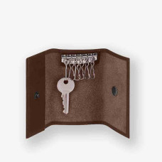 Ateliers Fourès Baroudeuse Key Holder Ilion F905 Cognac
