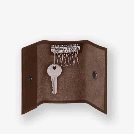 Ateliers Fourès Baroudeuse Key Holder Ilion F905 Cognac