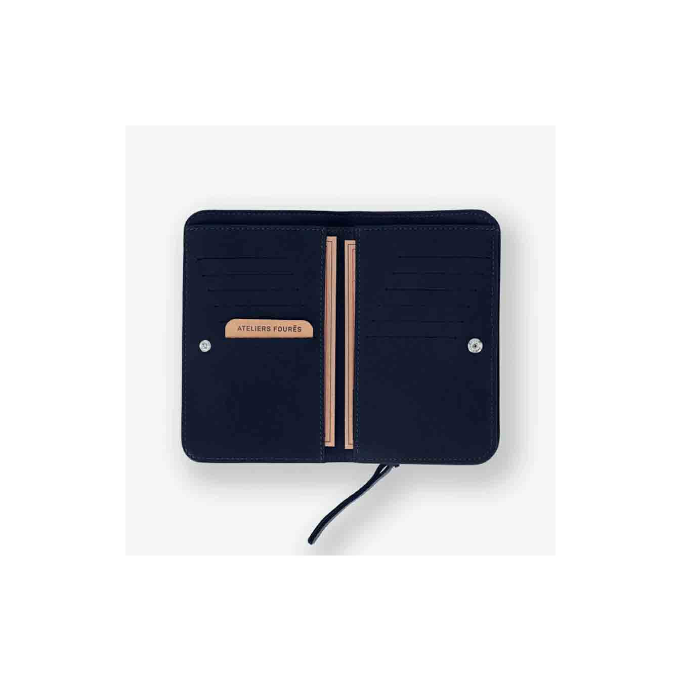 Atelier Fourès Baroudeuse All-in-One Wallet Néréïdes B63 Midnight