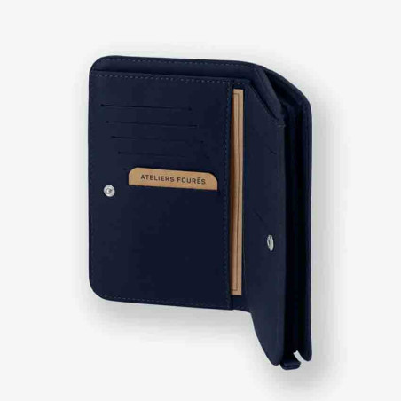 Atelier Fourès Baroudeuse All-in-One Wallet Néréïdes B63 Midnight