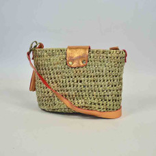 Virginie Darling Riviera Micro Rock Trotter Bag Woven Sunrise Iride...
