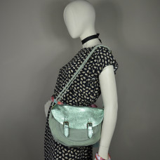 Farfouillette Shoulder Bag Rounded Leather 3026 Sage