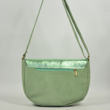 Farfouillette Shoulder Bag Rounded Leather 3026 Sage