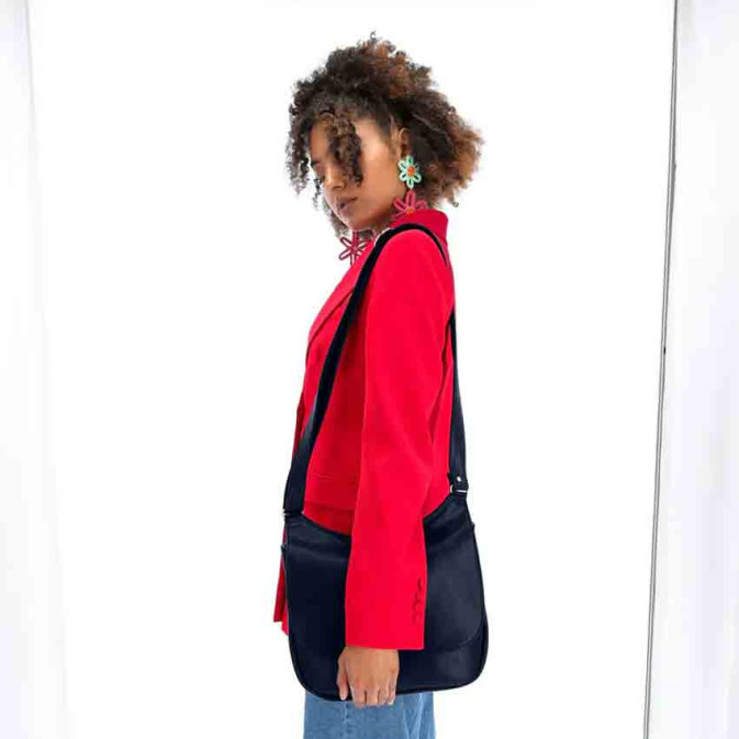 Ateliers Fourès Baroudeuse Satchel Artemis B314 Midnight
