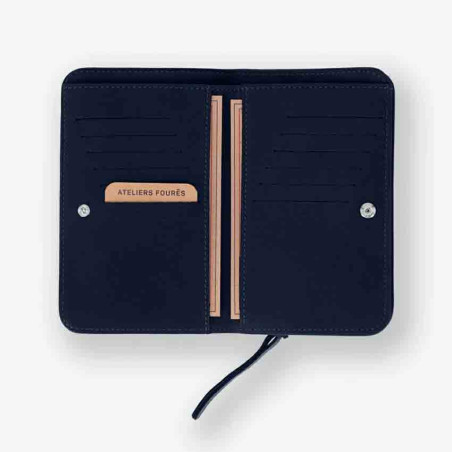 Ateliers Fourès Baroudeuse All-in-One Wallet Néréides B63 Midnight