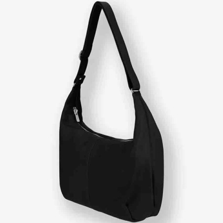 Ateliers Fourès Complice Large Zippered Hobo Bag C500 Black