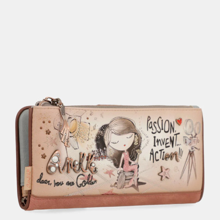 Anekke Hollywood RFID Multi-Pocket Wallet