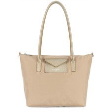 Lancaster Smart Kba Shoulder Tote Bag 516-30 Beige