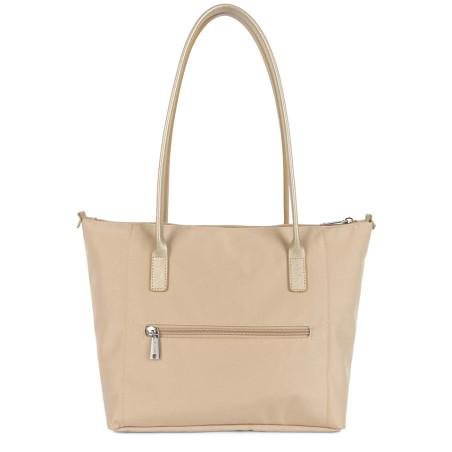 Lancaster Smart Kba Shoulder Tote Bag 516-30 Beige