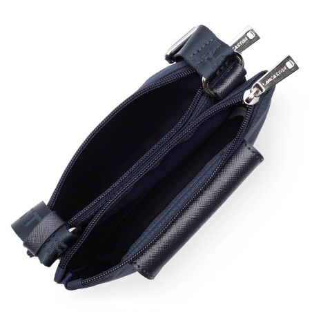 Lancaster Smart Kba Vertical Pouch 2 Compartments 516-38 Navy Blue