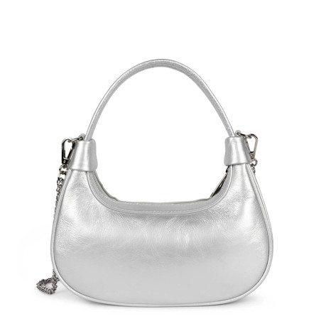 Lancaster Aura Mini Hobo Bag 531-030 Iridescent White